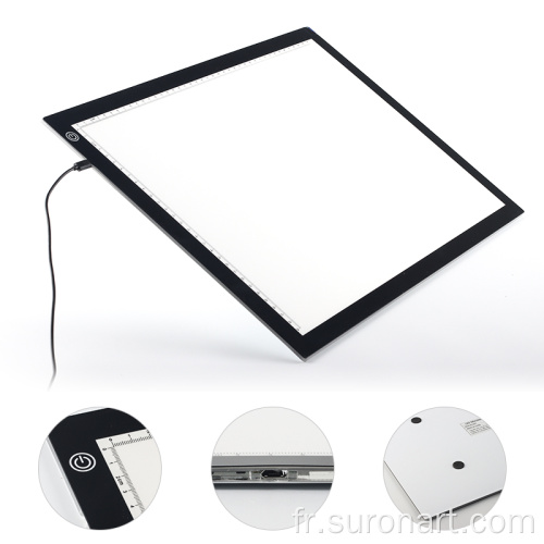 Tapis lumineux LED pour la peinture au diamant